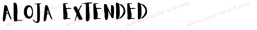 Aloja Extended字体转换